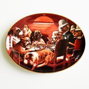 C.M. Coolidge "Game's Over" Plate w/Certificate